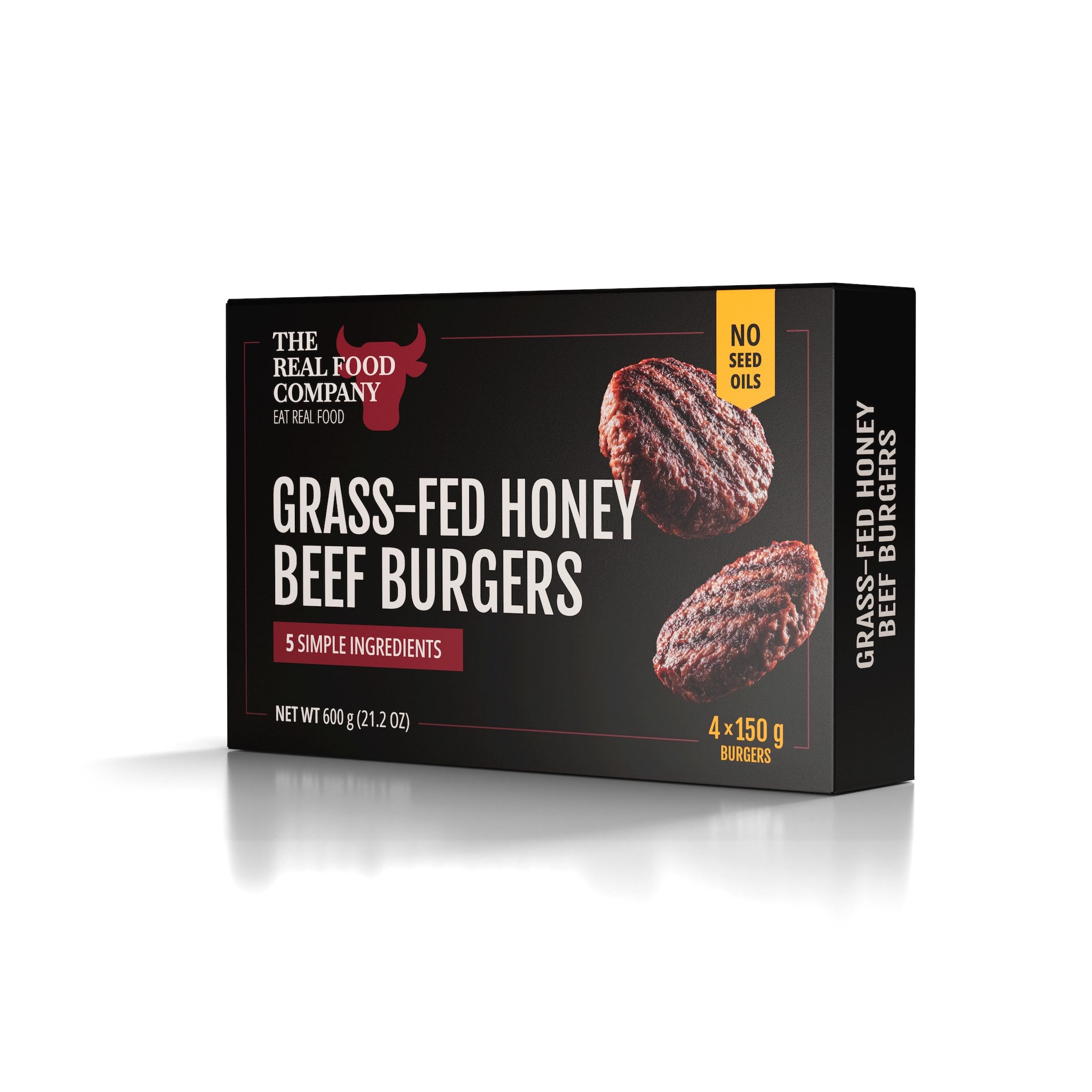 Grass-Fed Honey Beef Burgers